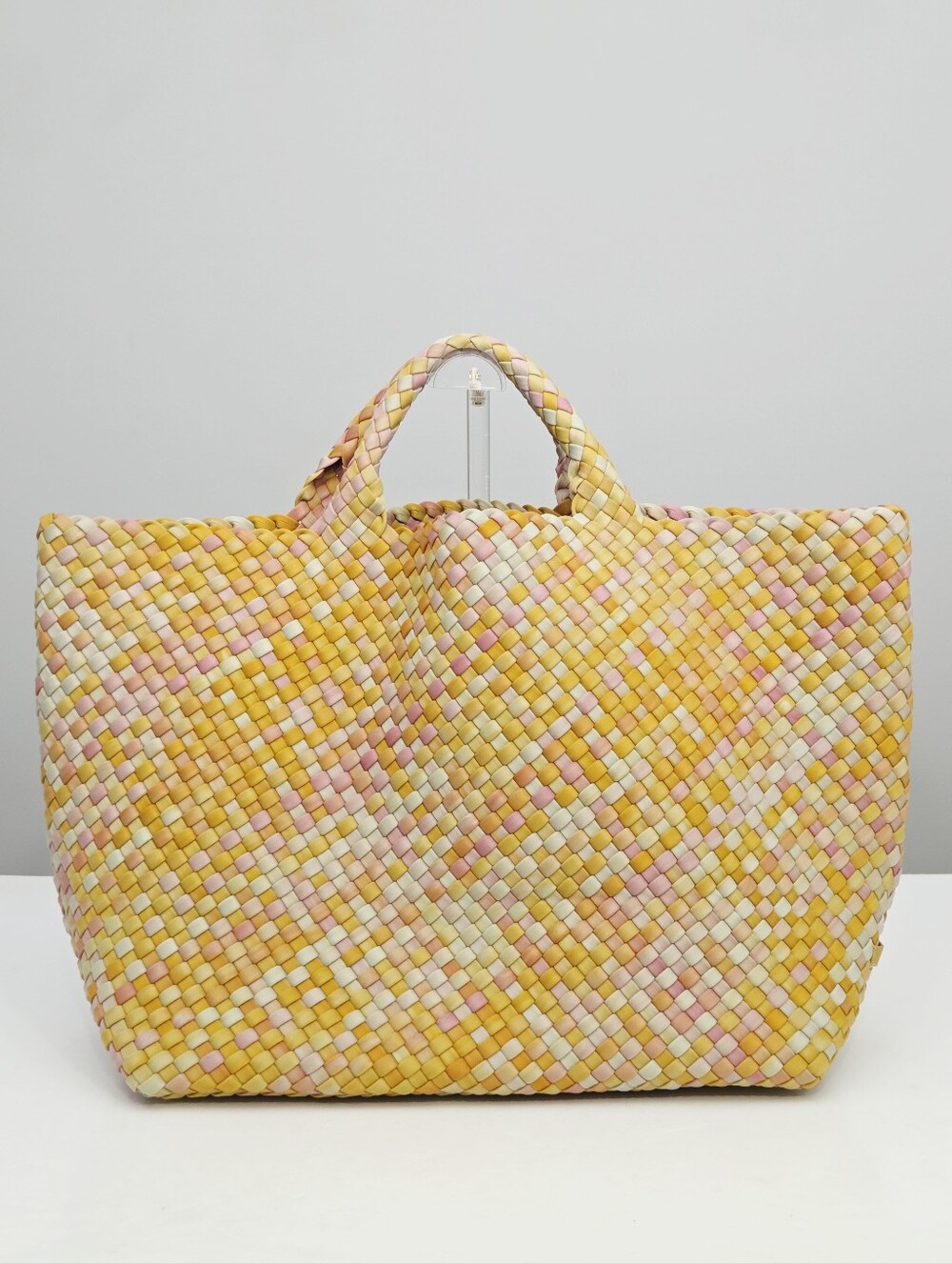 LIKE NEW NAGHEDI ST BARTHS LARGE TOTE BAG - SAFFRON